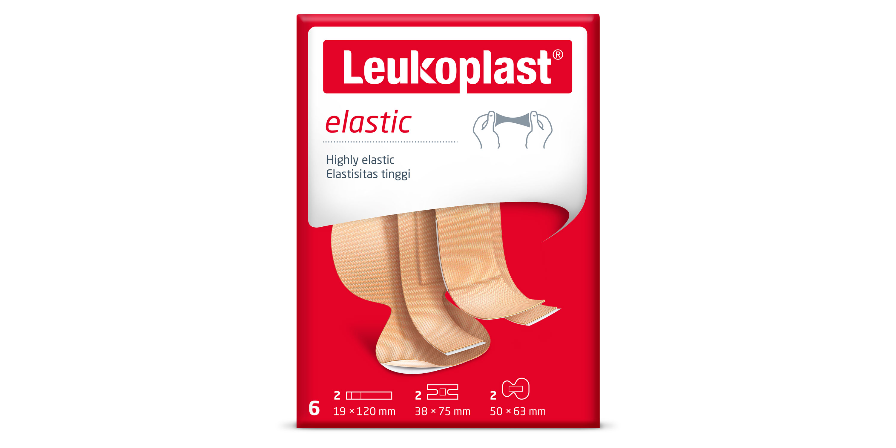 Bagian depan packshot Leukoplast Elastic Bagian depan packshot Leukoplast Elastic
